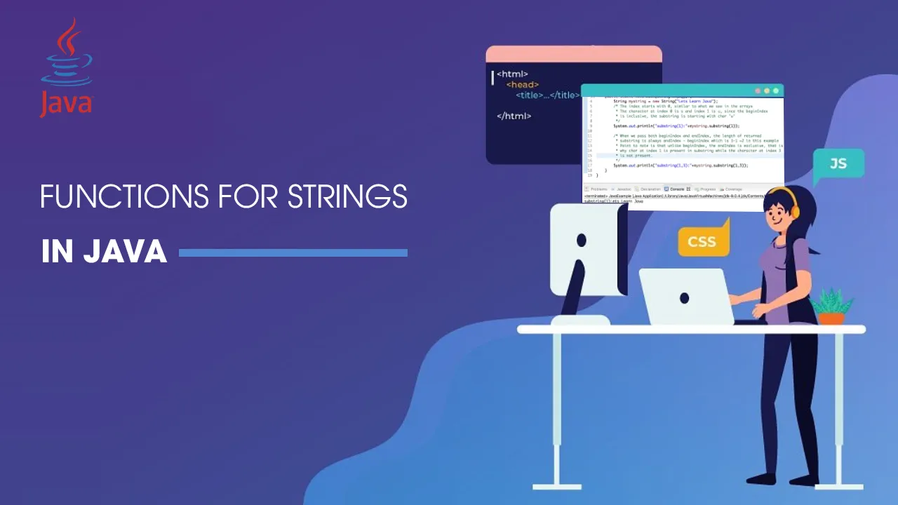 Functions for Strings in Java