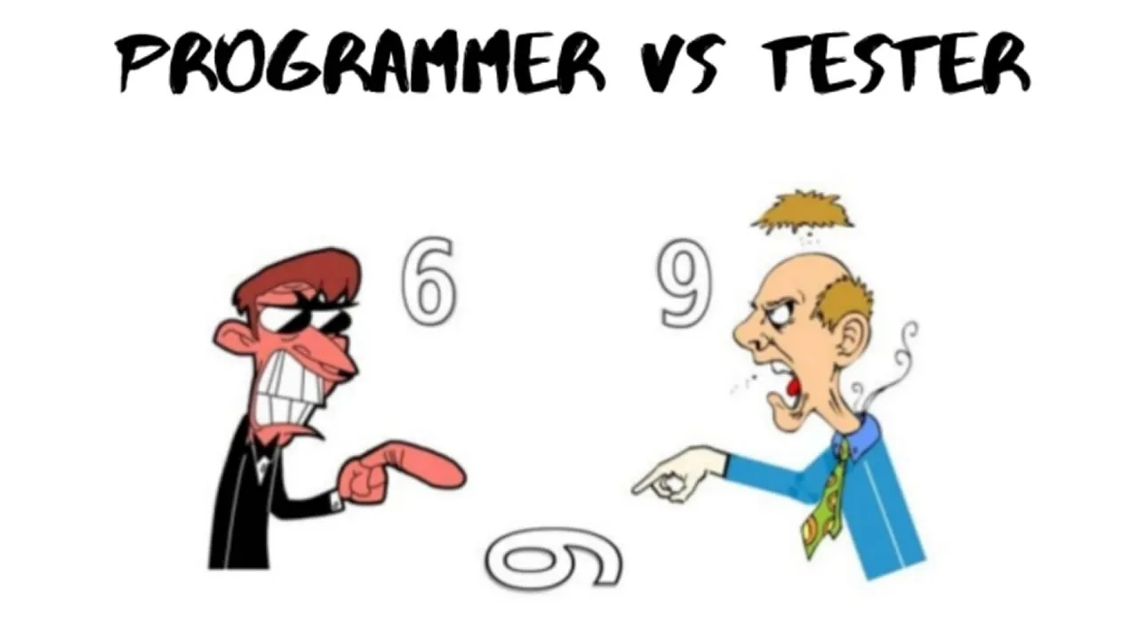 Relationship of Programmers and Testers Described in Simple Images