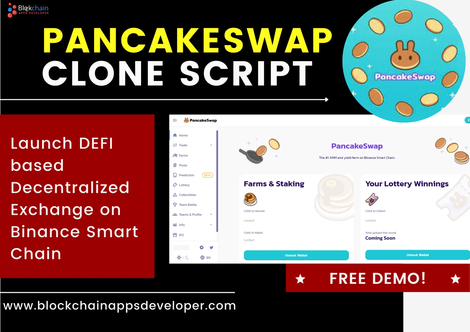 PancakeSwap Clone To Launch DeFi Exchange like PancakeSwap