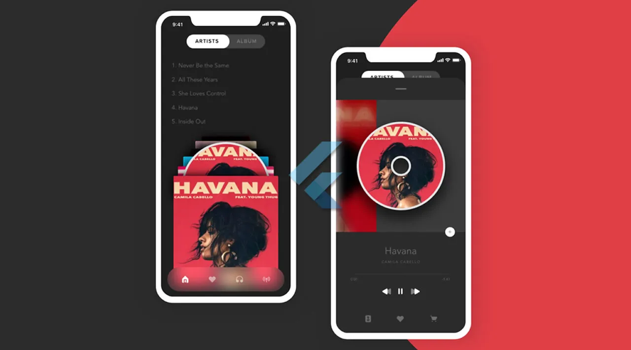 A Music Player App Made with Flutter