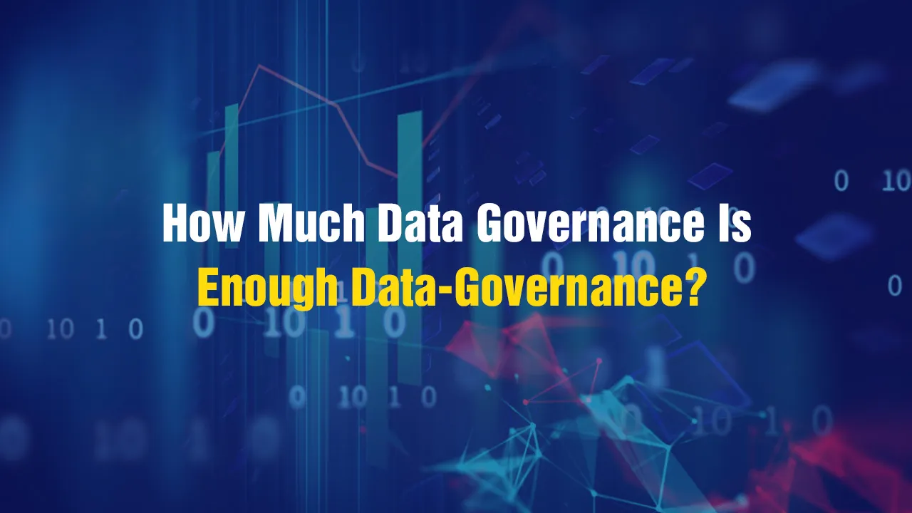 How Much Data Governance Is Enough Data-Governance? 