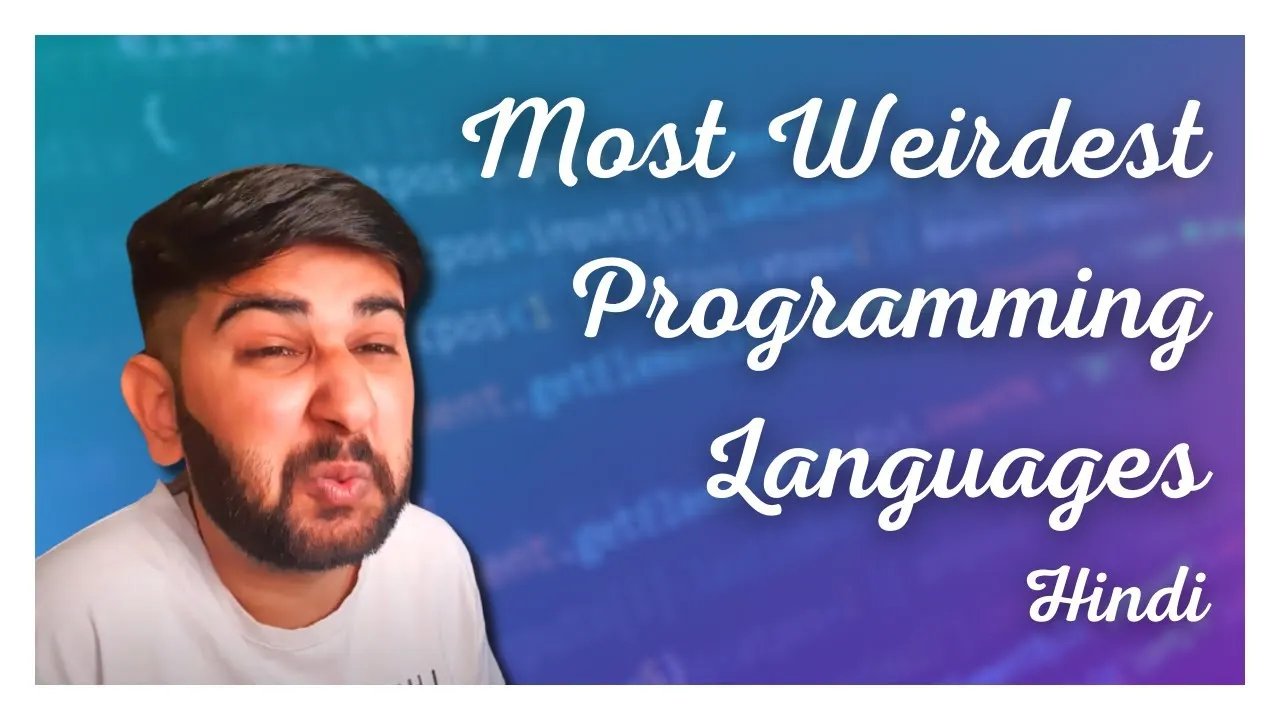 5 Most Weirdest Programming Languages - Strange Programming Languages - Hindi