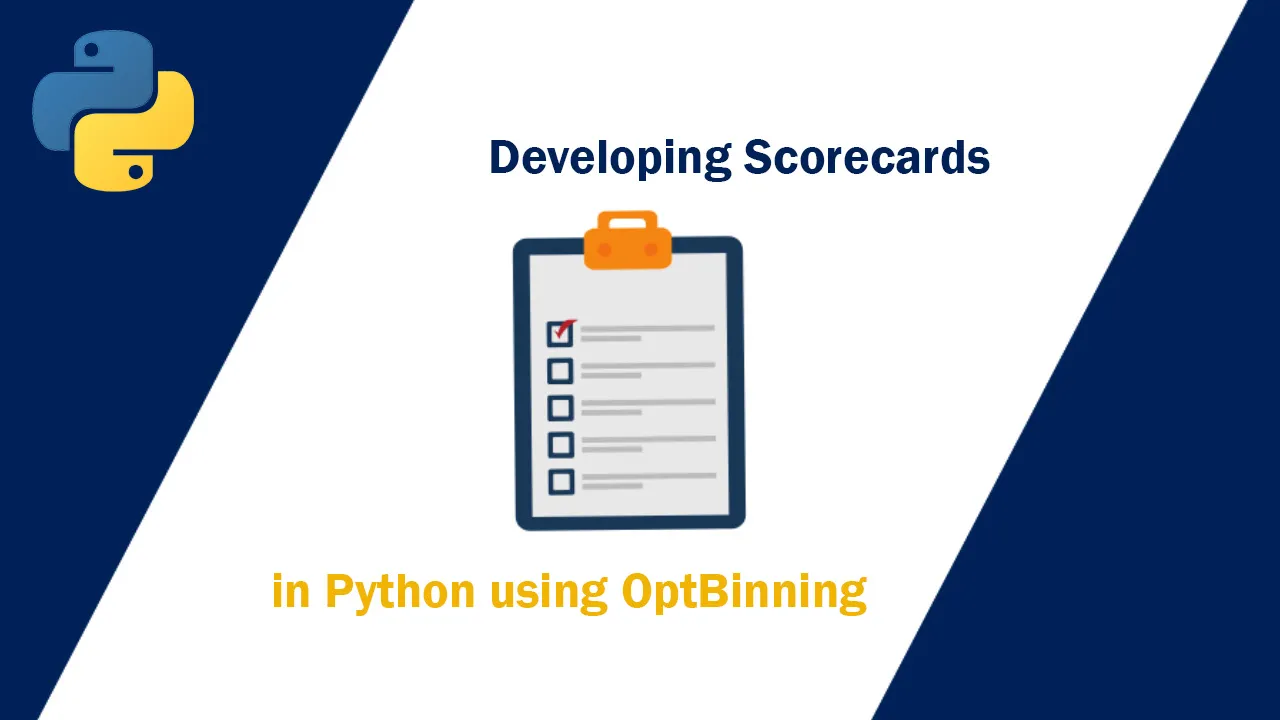 Developing Scorecards in Python using OptBinning