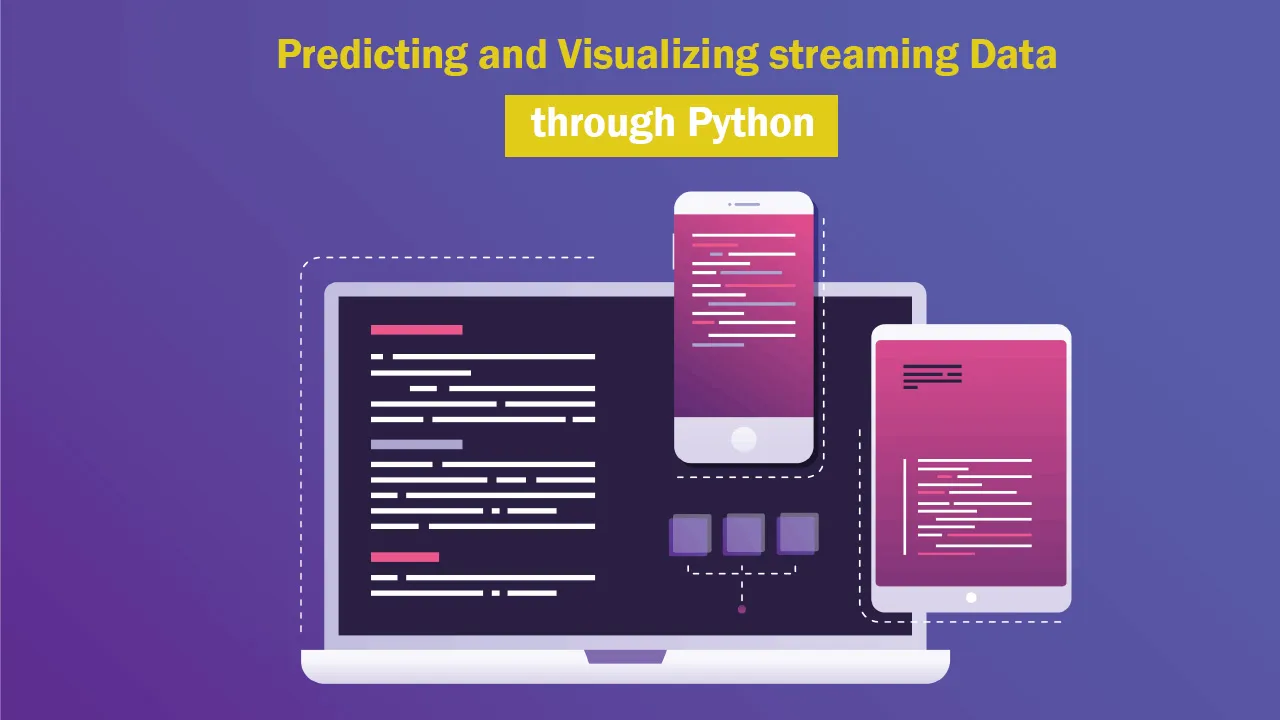 Predicting and Visualizing streaming Data through Python