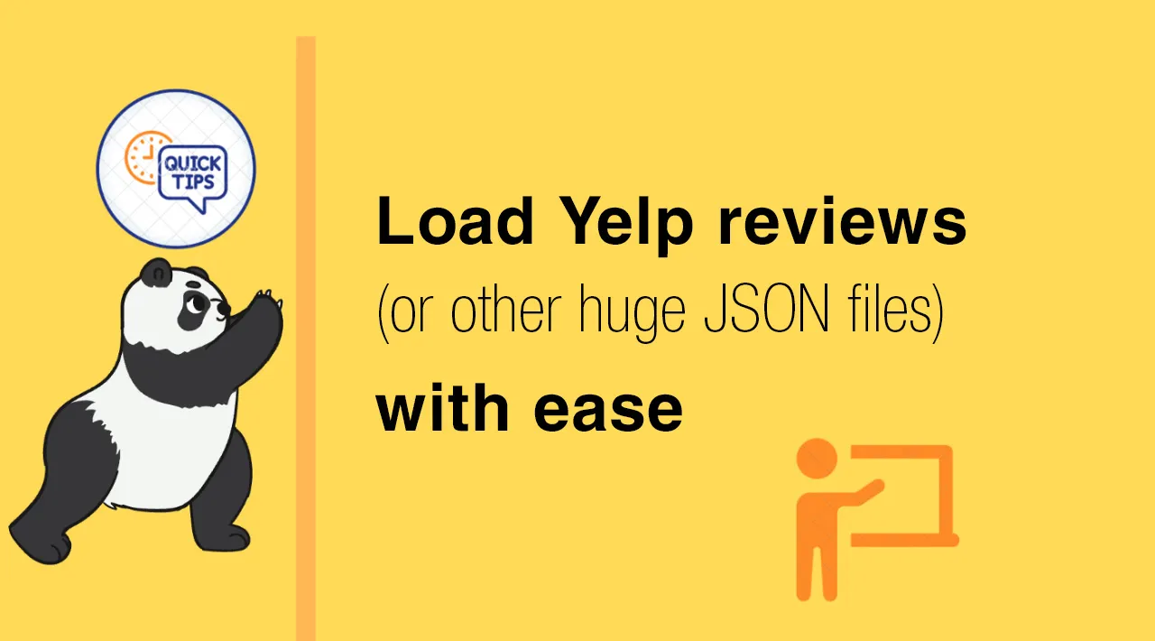 Load Yelp reviews (or other huge JSON files) with ease