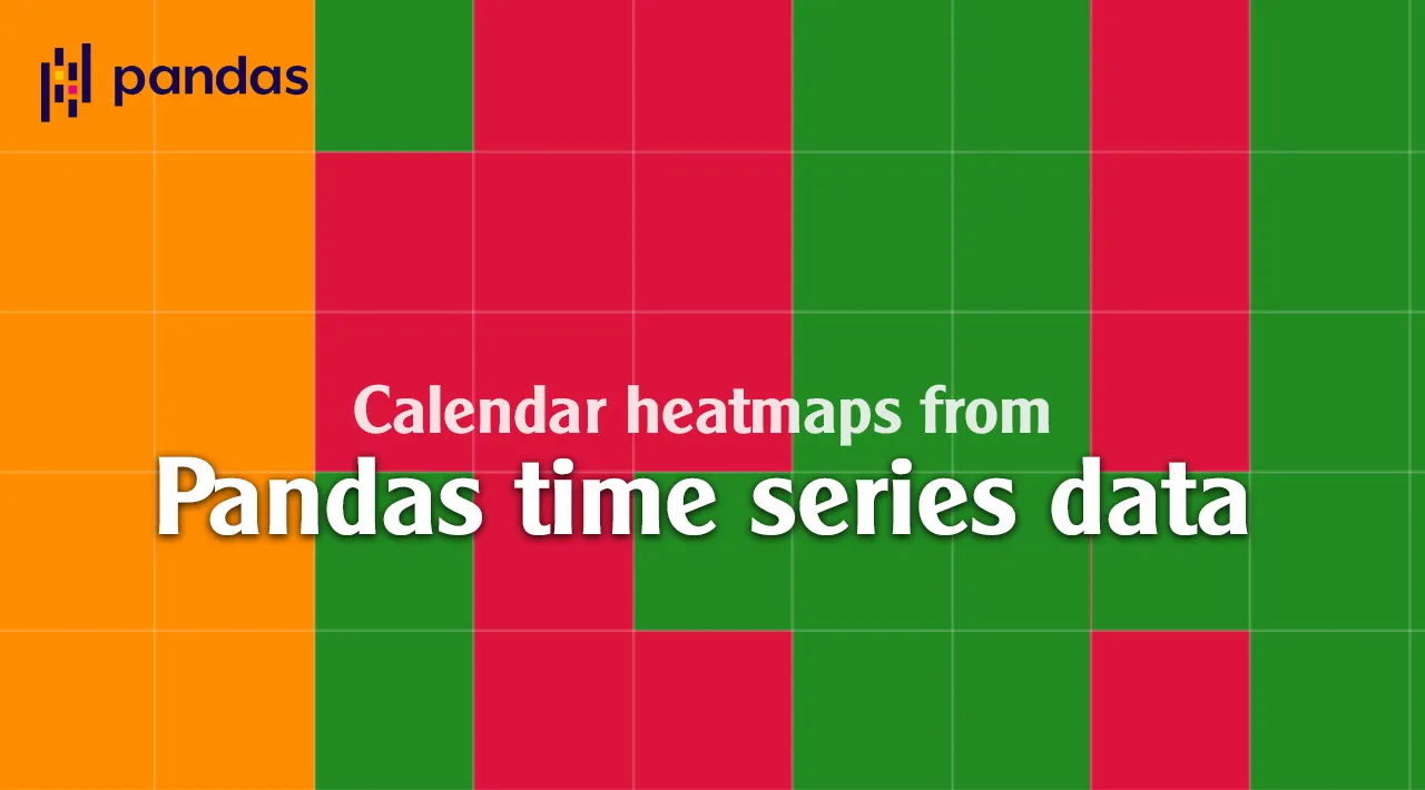 Calendar heatmaps from Pandas time series data