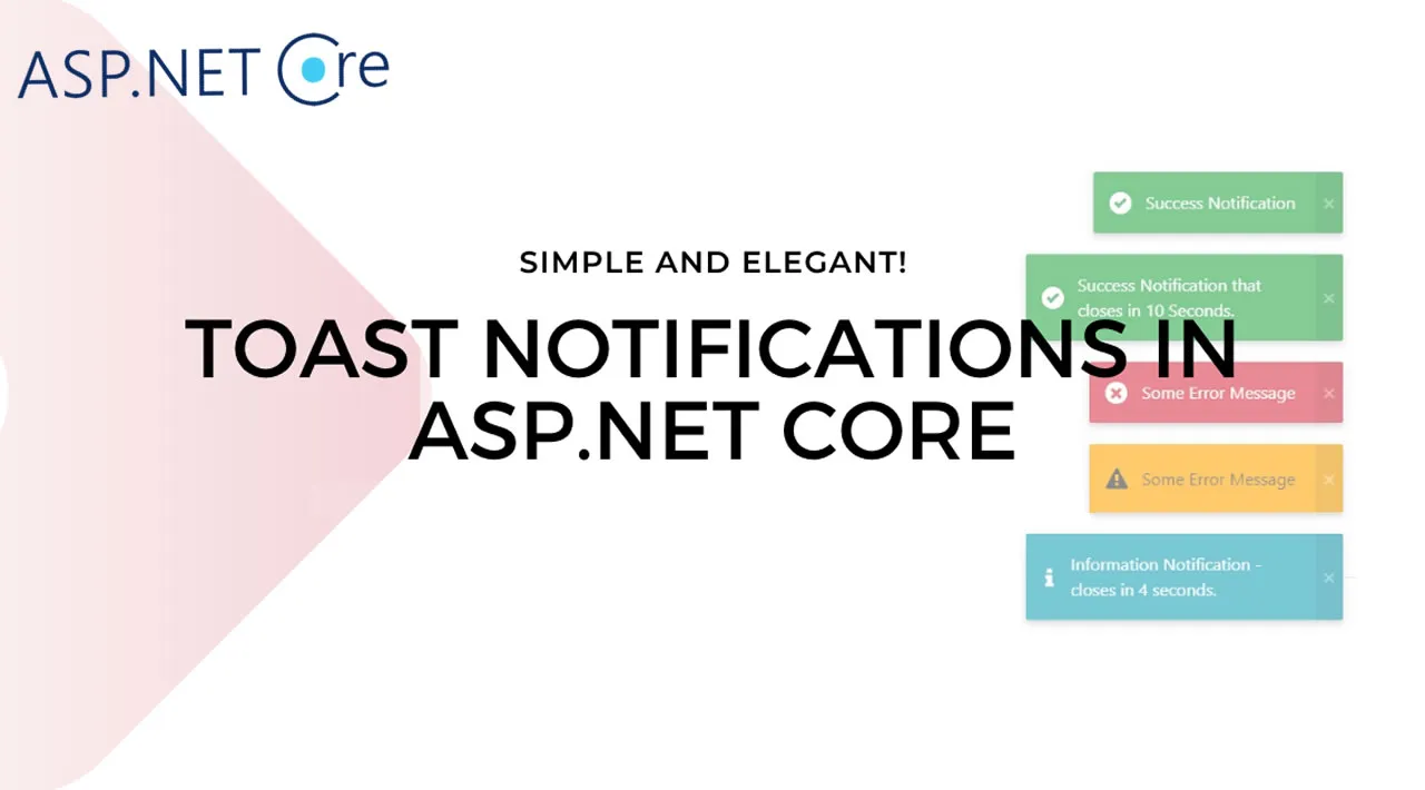 Toast Notifications in ASP.NET Core - Simple & Elegant