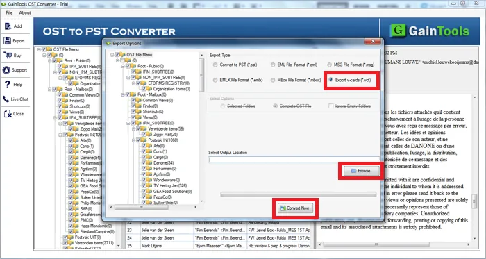 OST to VCF Converter – Export OST Contacts to vCard