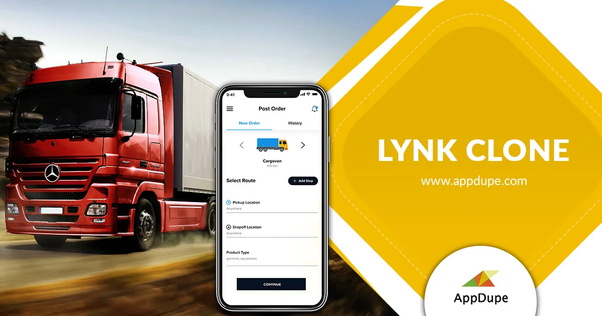 Upgrade your logistics business with the lucrative Lynk clone