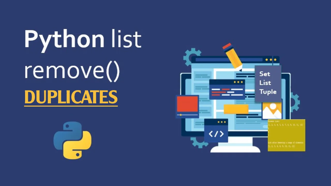 Python List Remove Duplicates