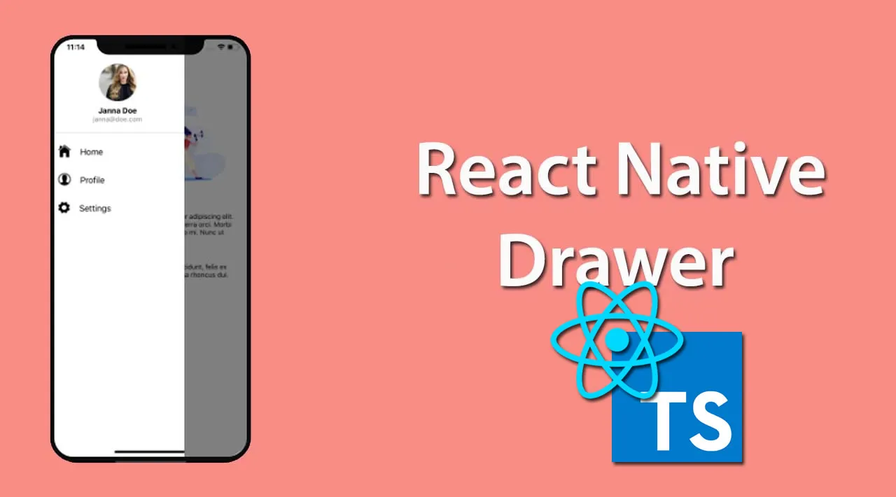 React Native Navigation Drawer Extension