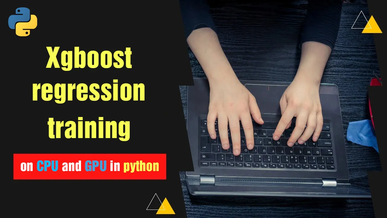 Xgboost regression training on CPU and GPU in python