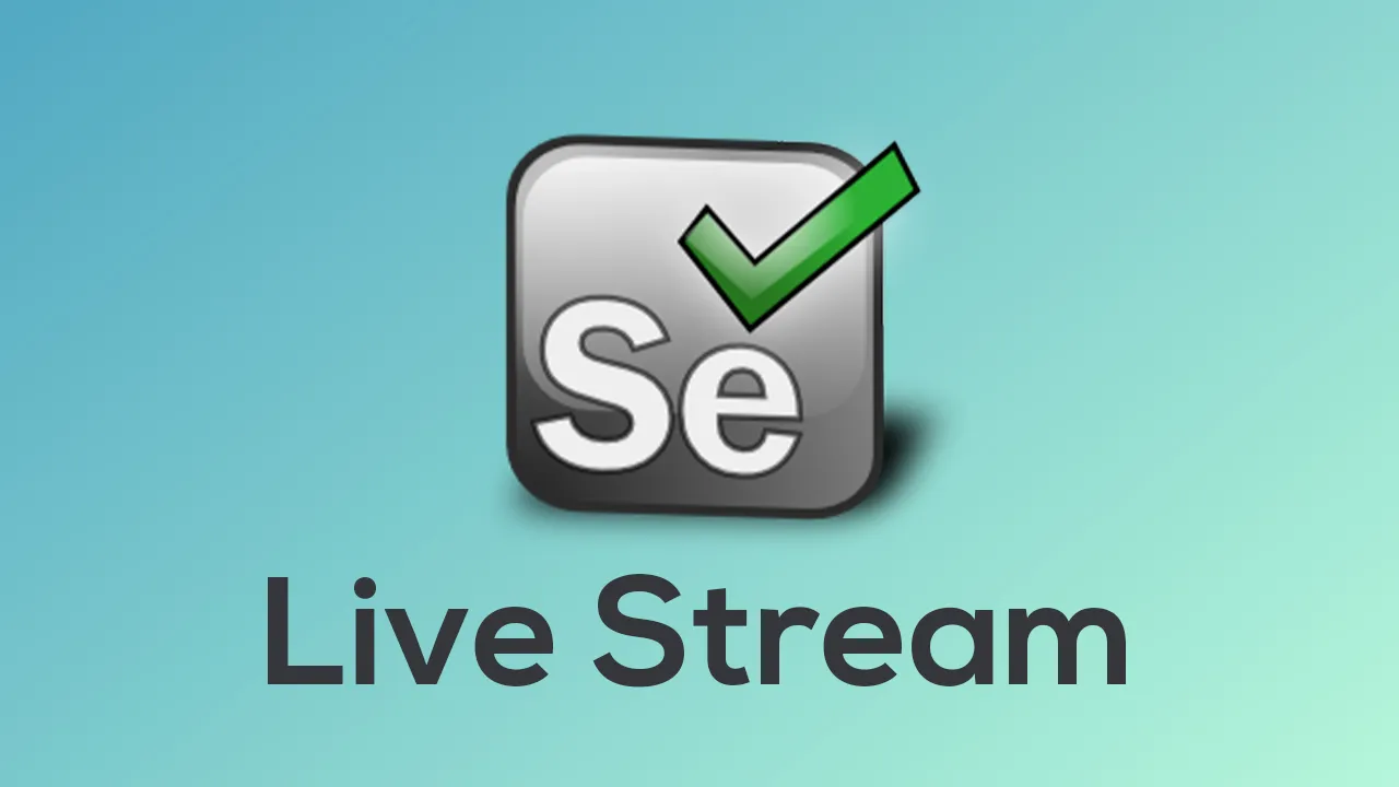 Live Stream: Modern UI Test Automation With Selenium Libraries 