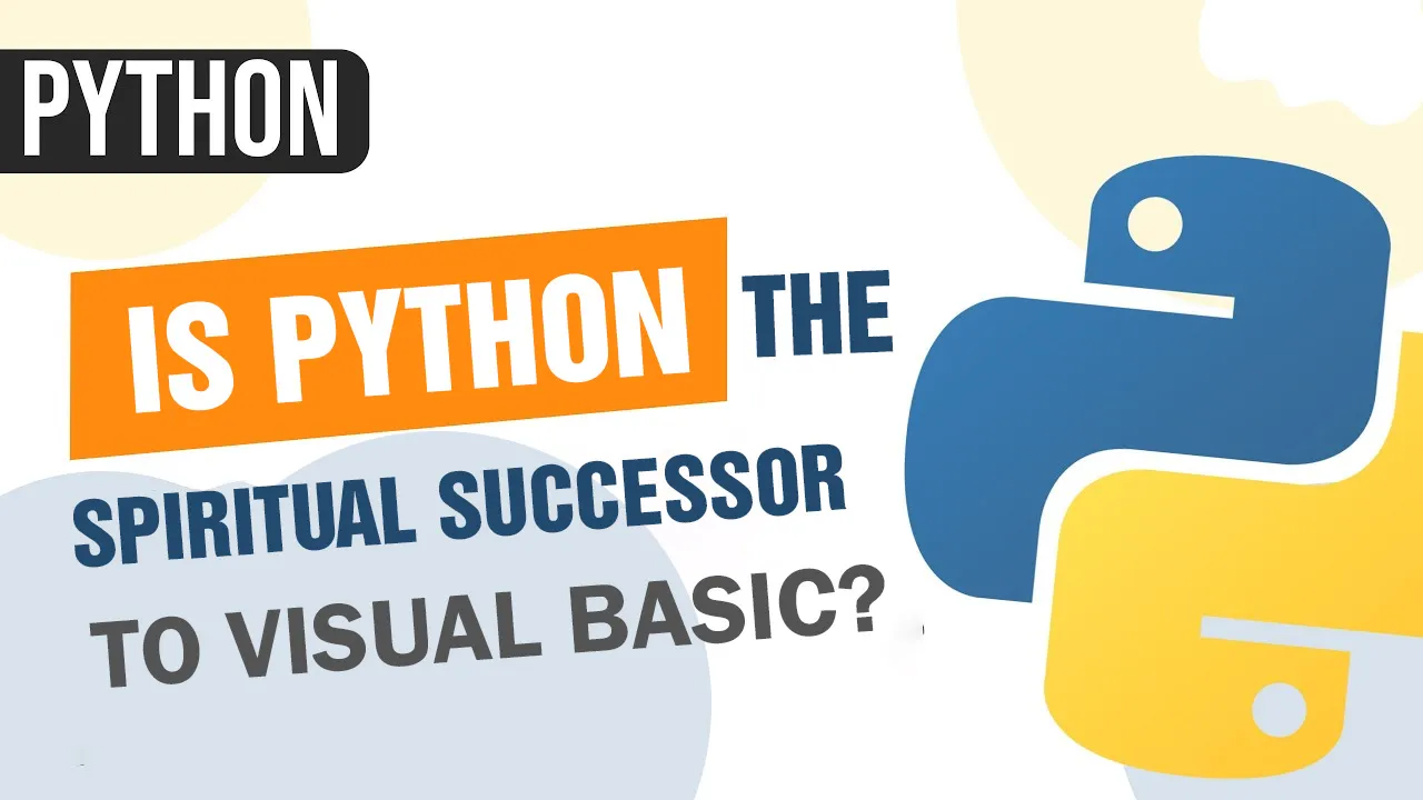 Is Python the Spiritual Successor to Visual Basic?