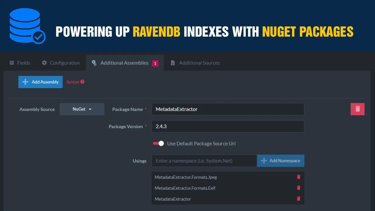 Powering Up RavenDB Indexes With NuGet Packages - DZone Database