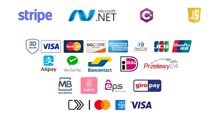 Accept payments with Stripe in ASP.NET & C# - ASP.NET Web Forms || ASP.NET Core MVC