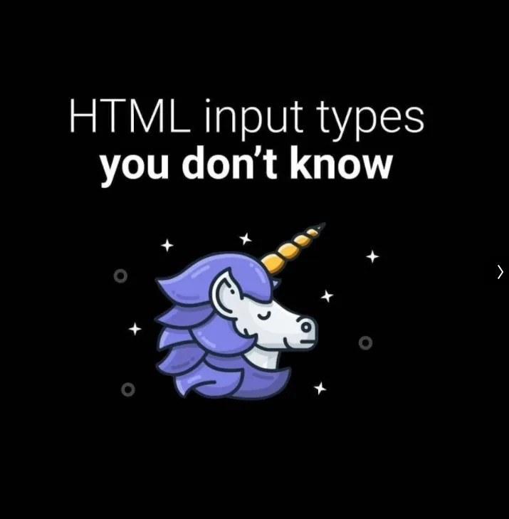 Surprising HTML input types you don't know yet