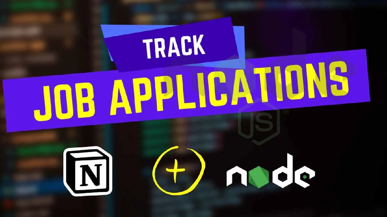 Automating Job Applications Tracking with Notion API, Node.js and FastifyJS