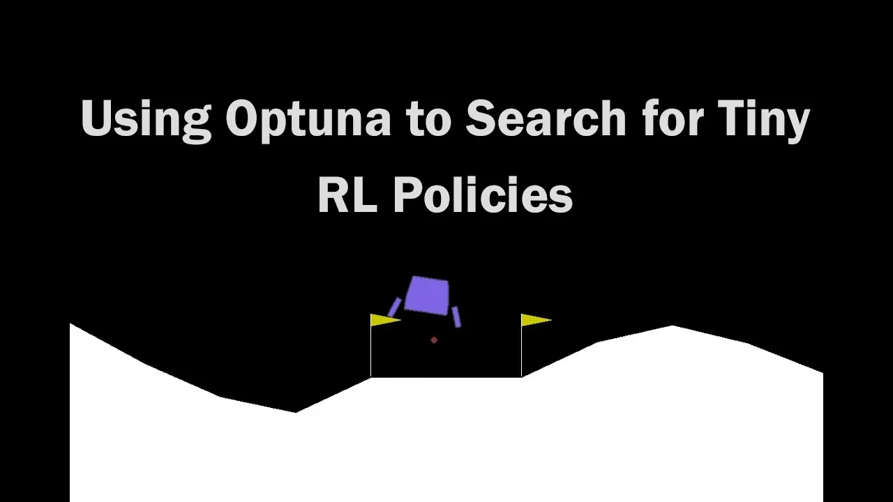 Using Optuna to Search for Tiny RL Policies 
