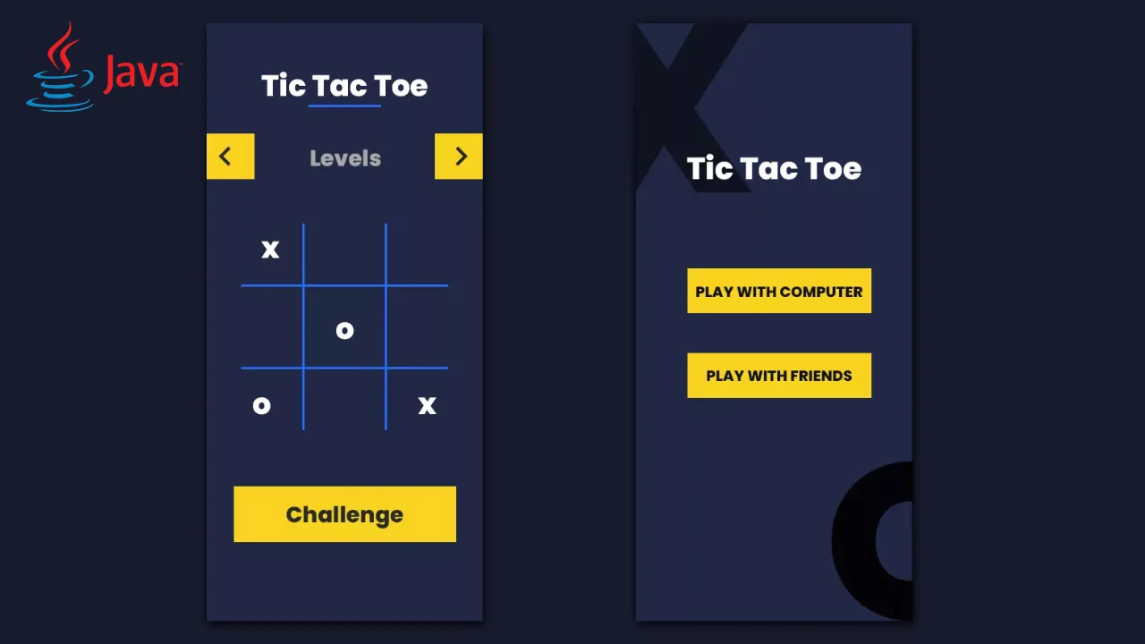 Tic Tac Toe Game in Java [source code included] 