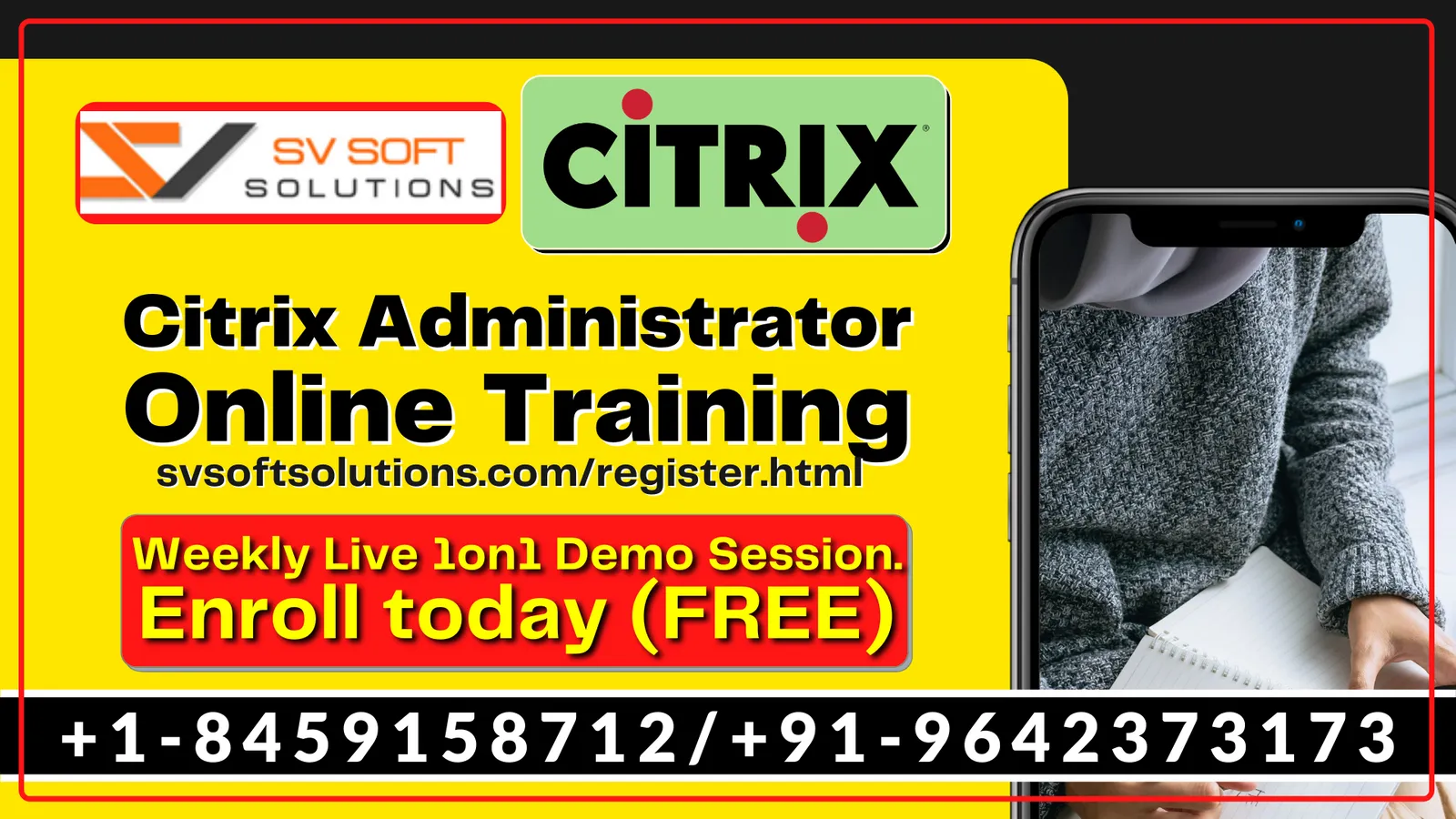 Citrix Administrator online training | SV Soft Solutions | FREE DEMO