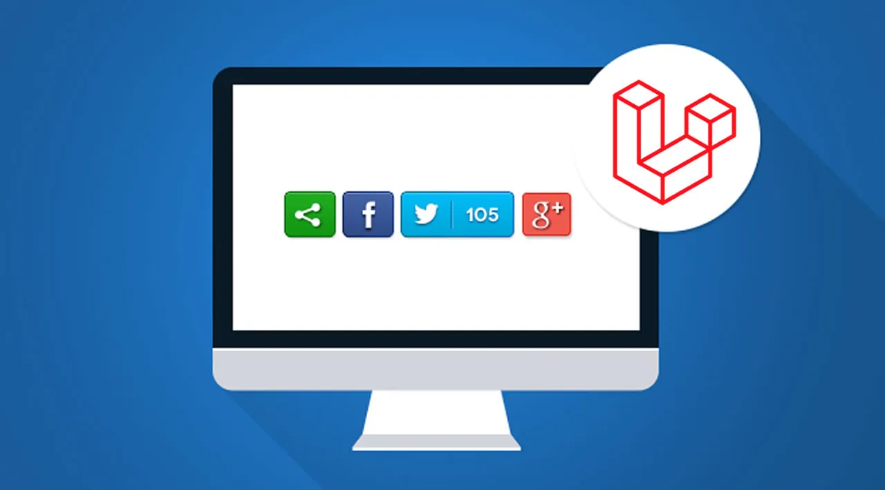 How To Add Share Social Media Button In Laravel 8?