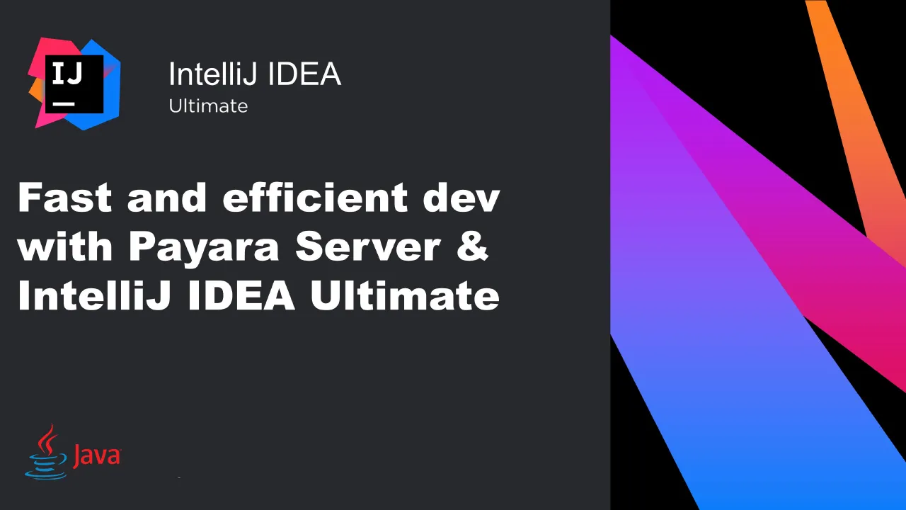 Fast and Efficient Development With Payara Server and IntelliJ IDEA Ultimate