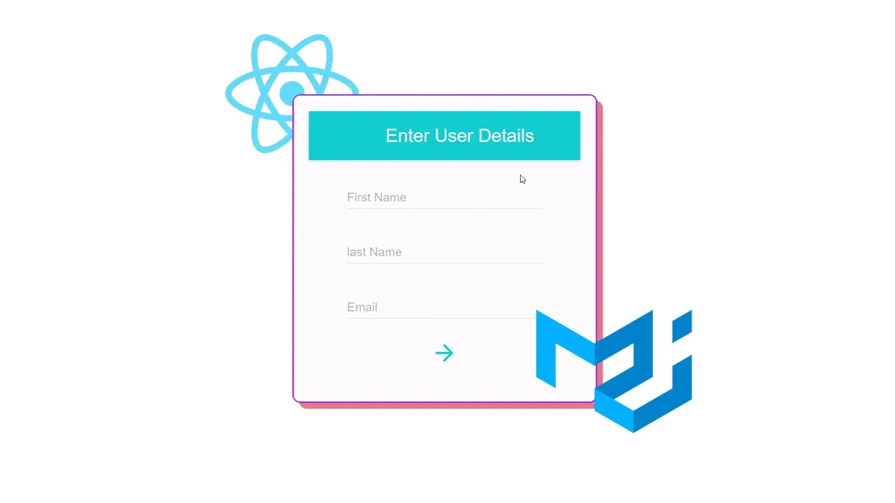 Multi-Step Form Using React and Material-UI.