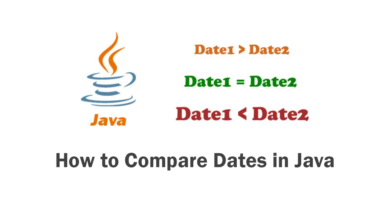 How to Compare Dates in Java