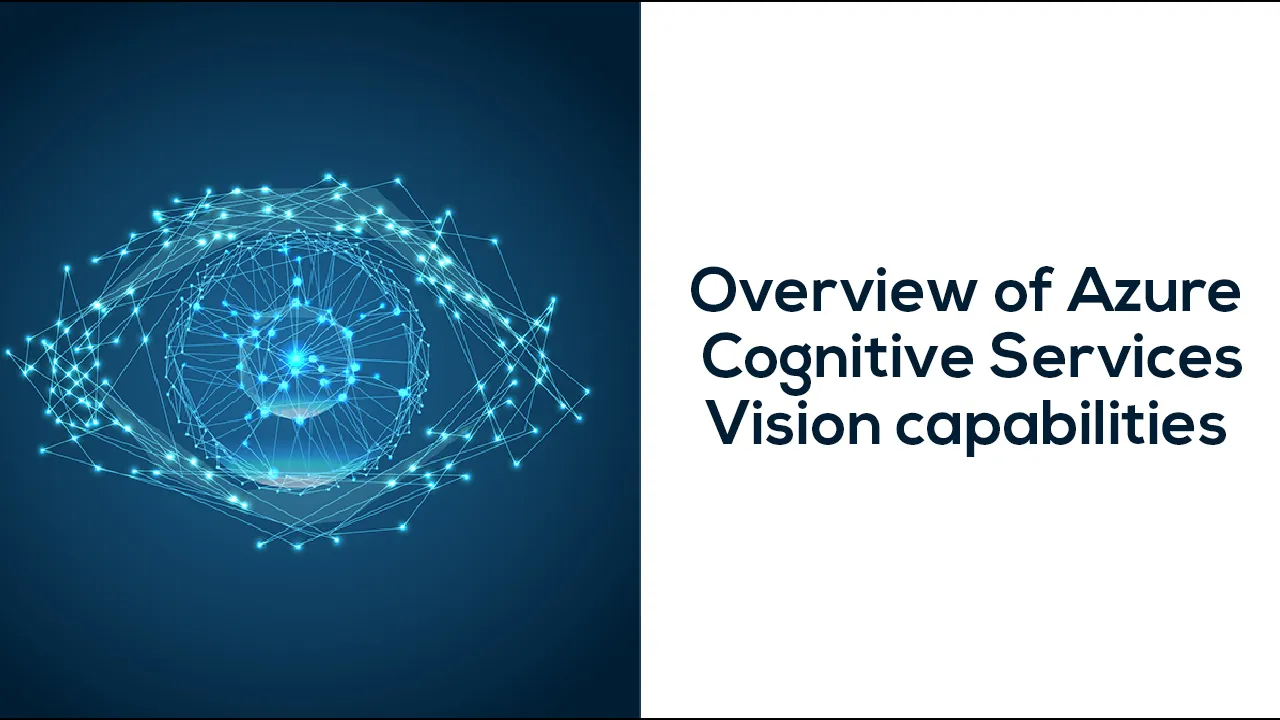 An overview of Azure Cognitive Services Vision capabilities