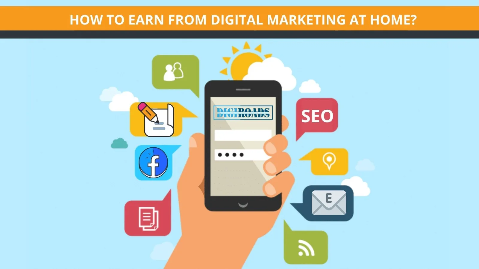How to earn money from digital marketing by sitting at home