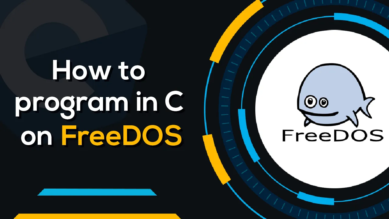 How to program in C on FreeDOS