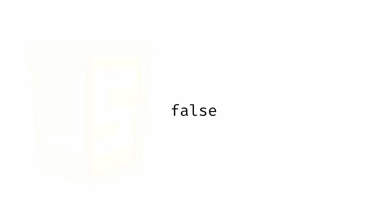 JavaScript Booleans: Is Falsy Actually False?