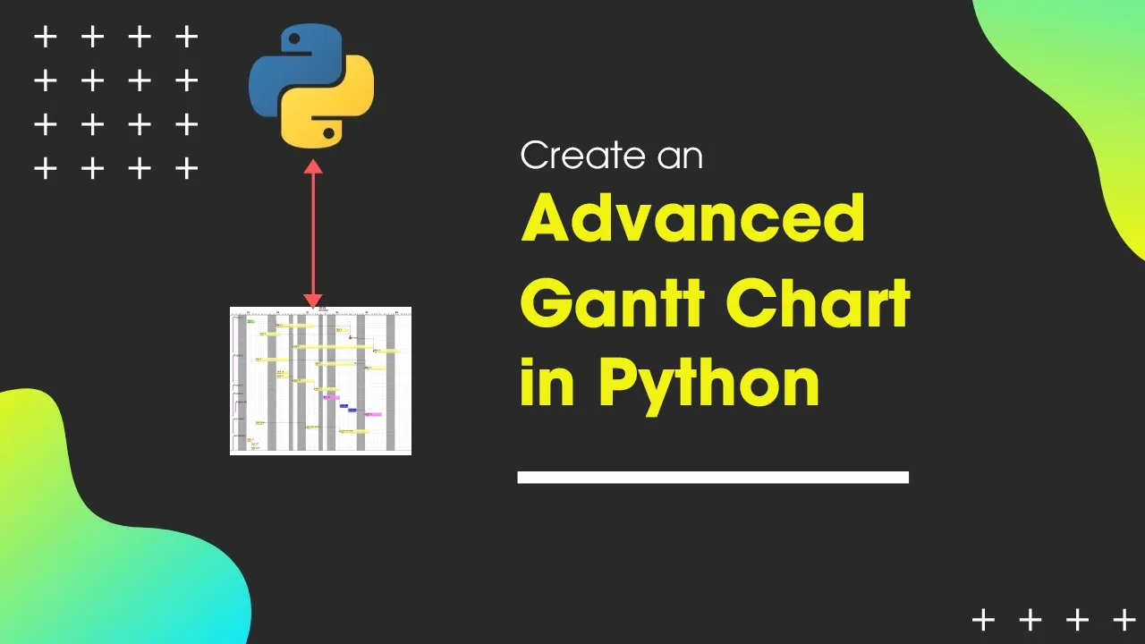 Create an Advanced Gantt Chart in Python