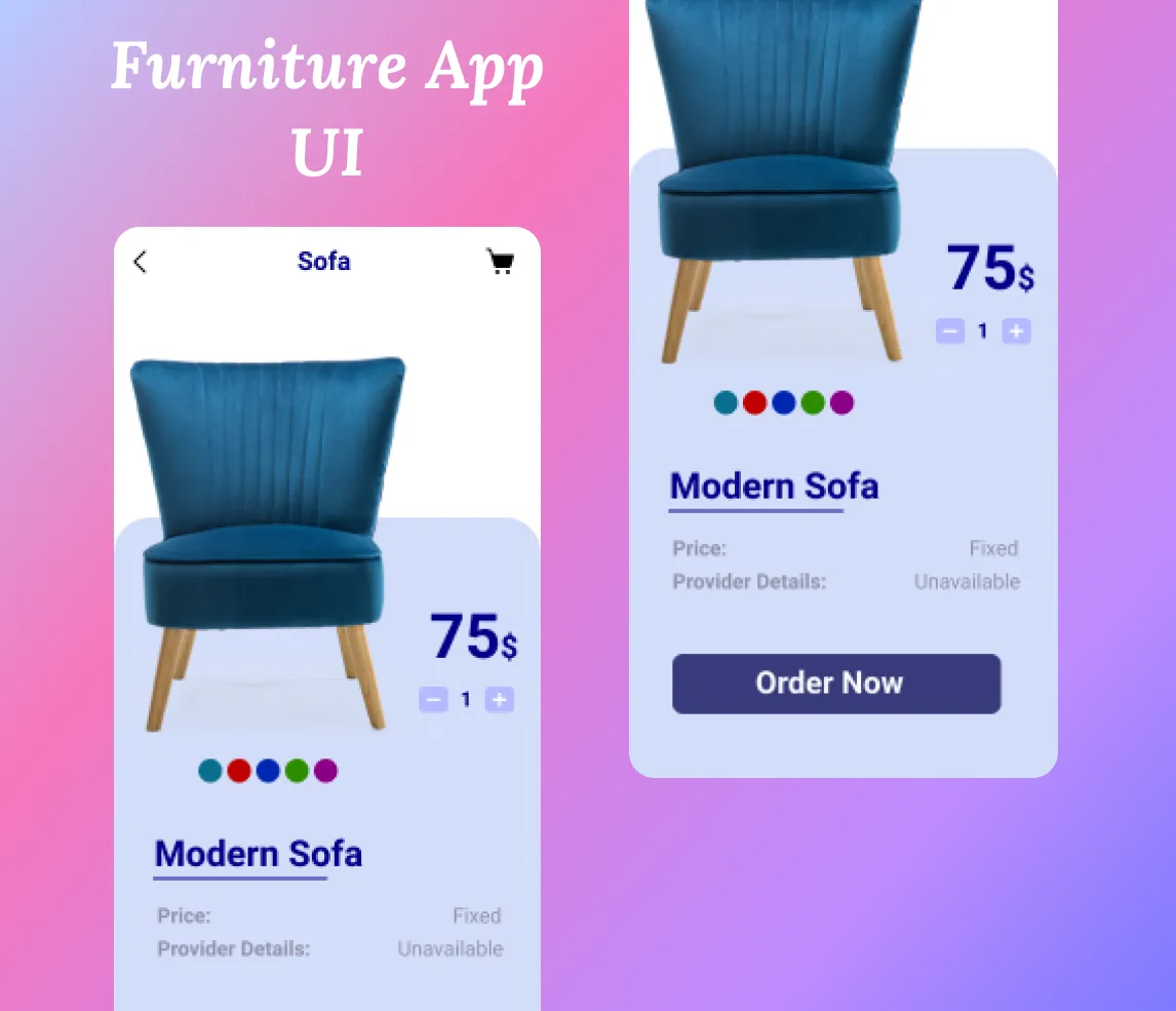 Furniture App UI Design