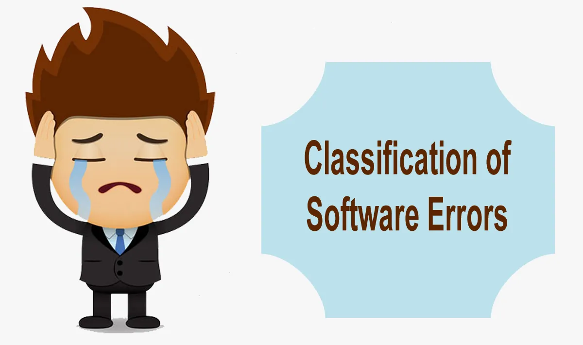 Classification of Software Errors