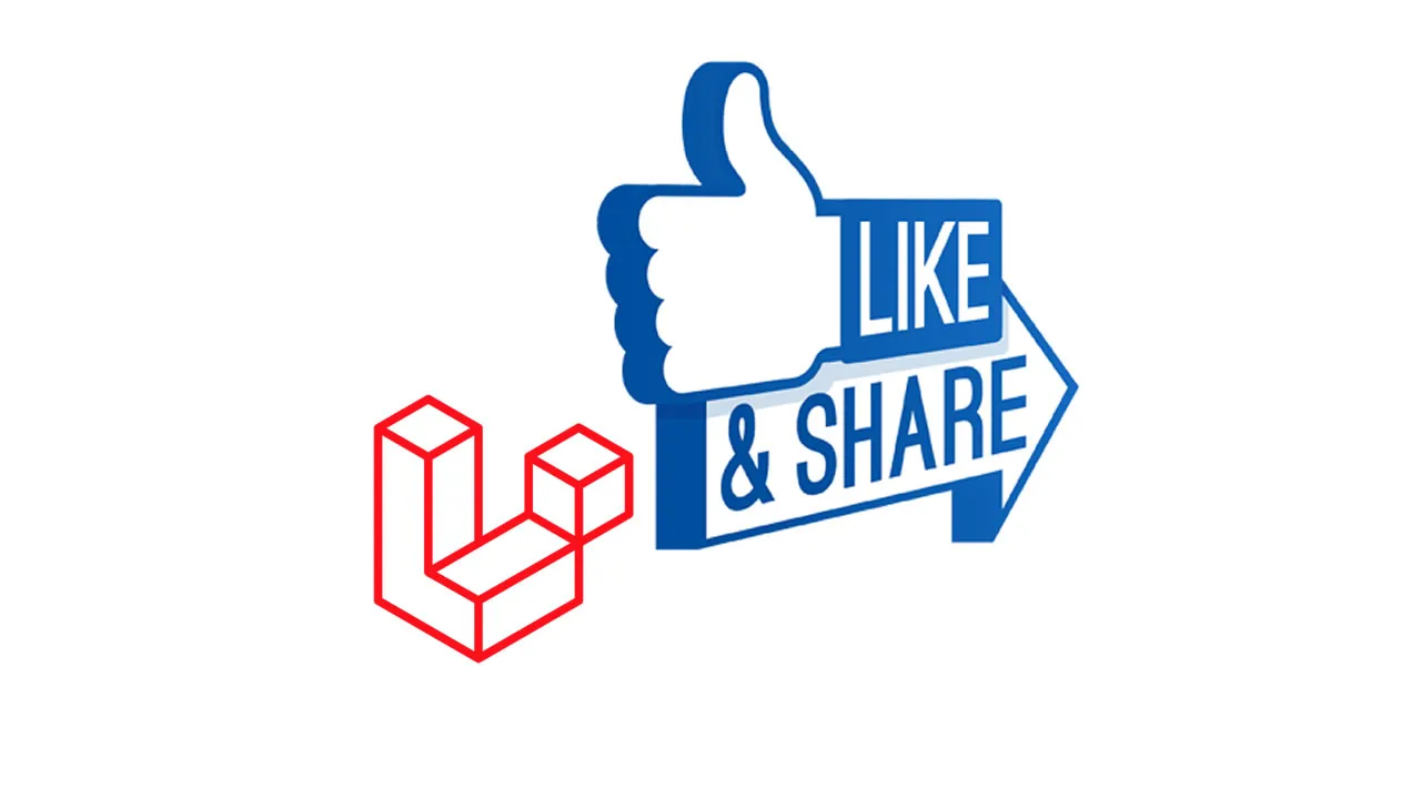 How to Add Facebook Like and Share Post Button in Laravel 8