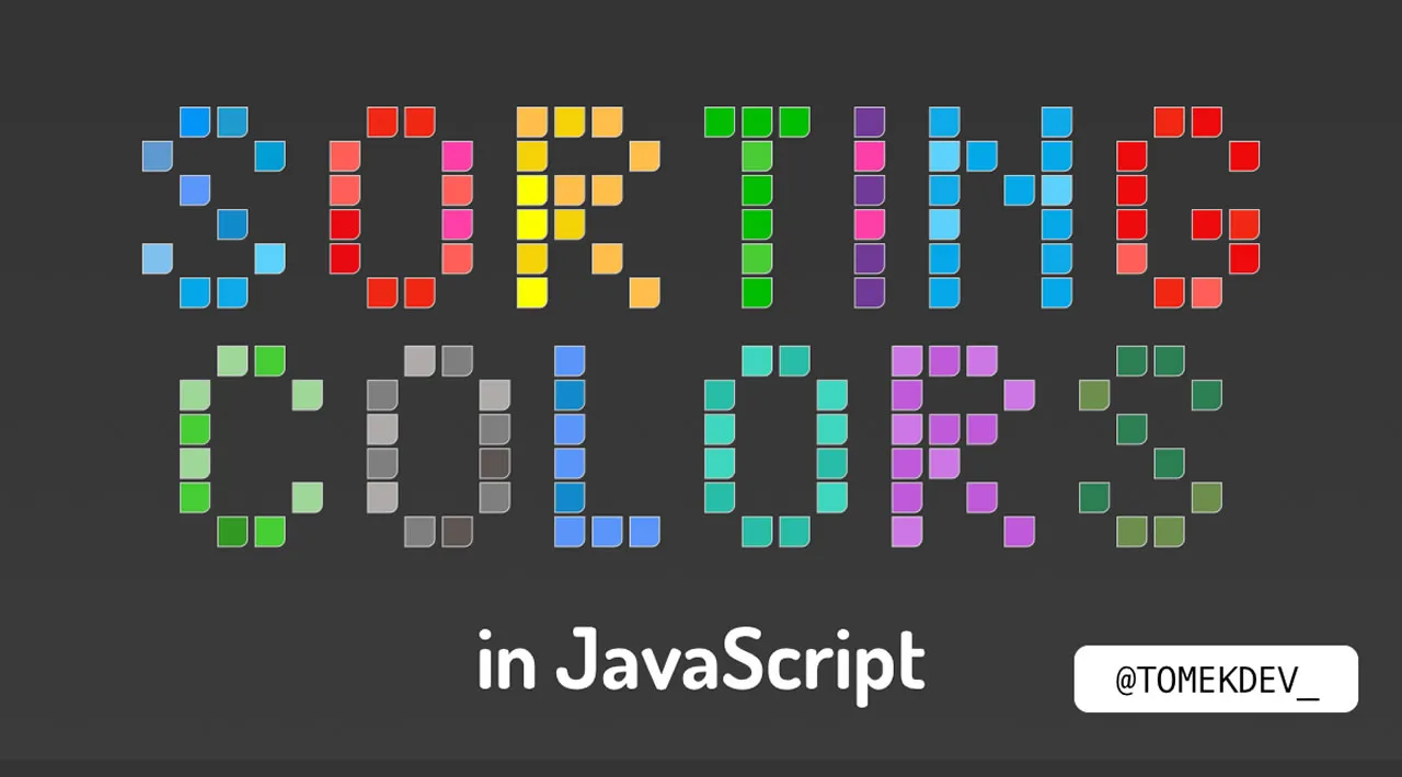 How to Sort Colors in JavaScript?