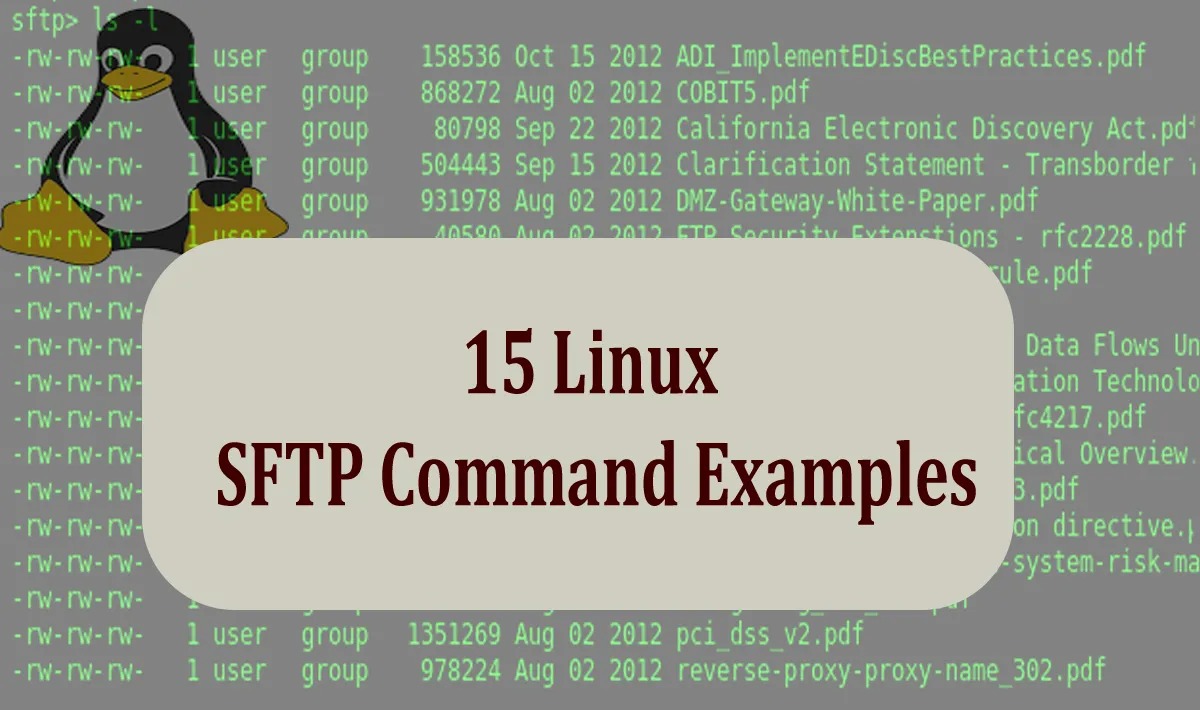 15-linux-sftp-command-examples