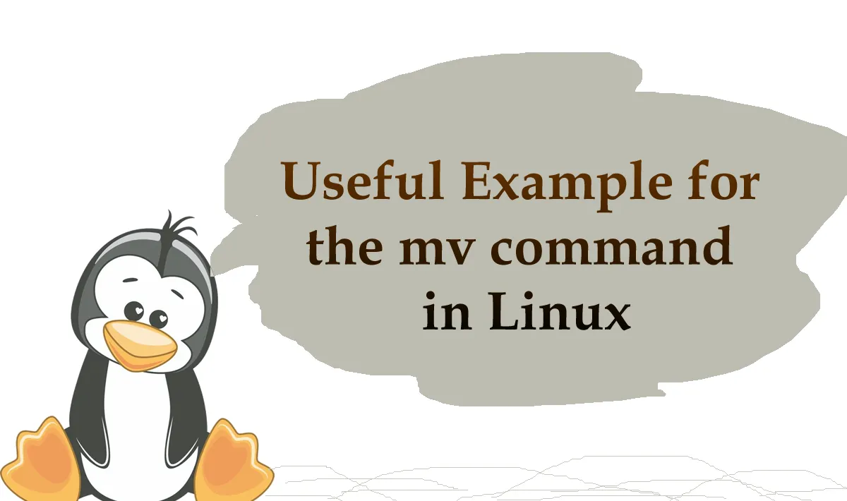 Useful Example for the mv command in Linux