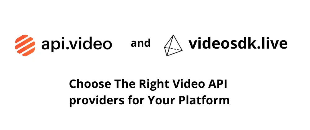No. 1 api.video alternatives, api.video vs videosdk.live and more