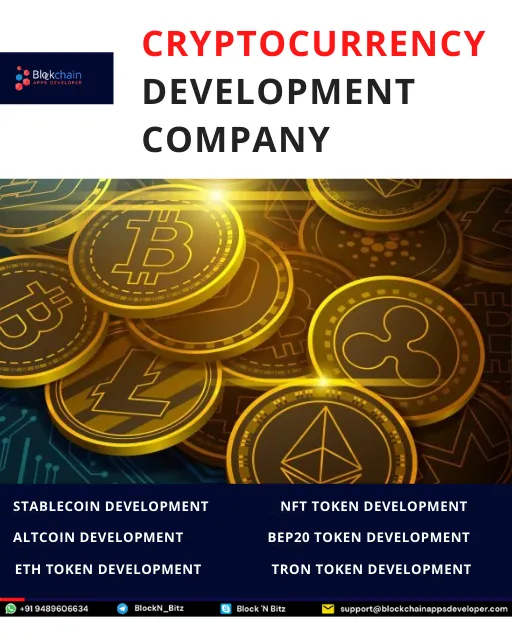 Token Development Company - BlockchainAppsDeveloper