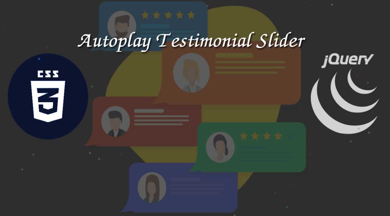 How to Create an autoplay Testimonial Slider with jQuery and CSS