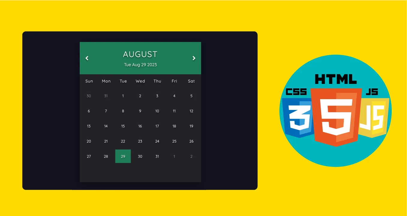 Build A Fully Functional Calendar Using Javascript With Code Example