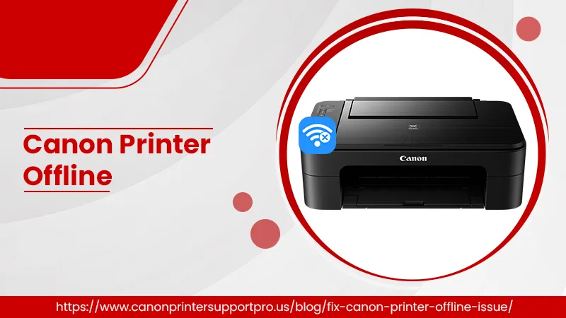 How can I fix the canon printer offline?