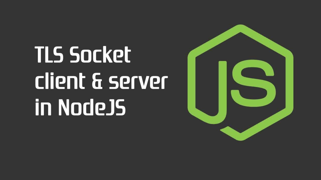 TLS Socket , client & server in NodeJS