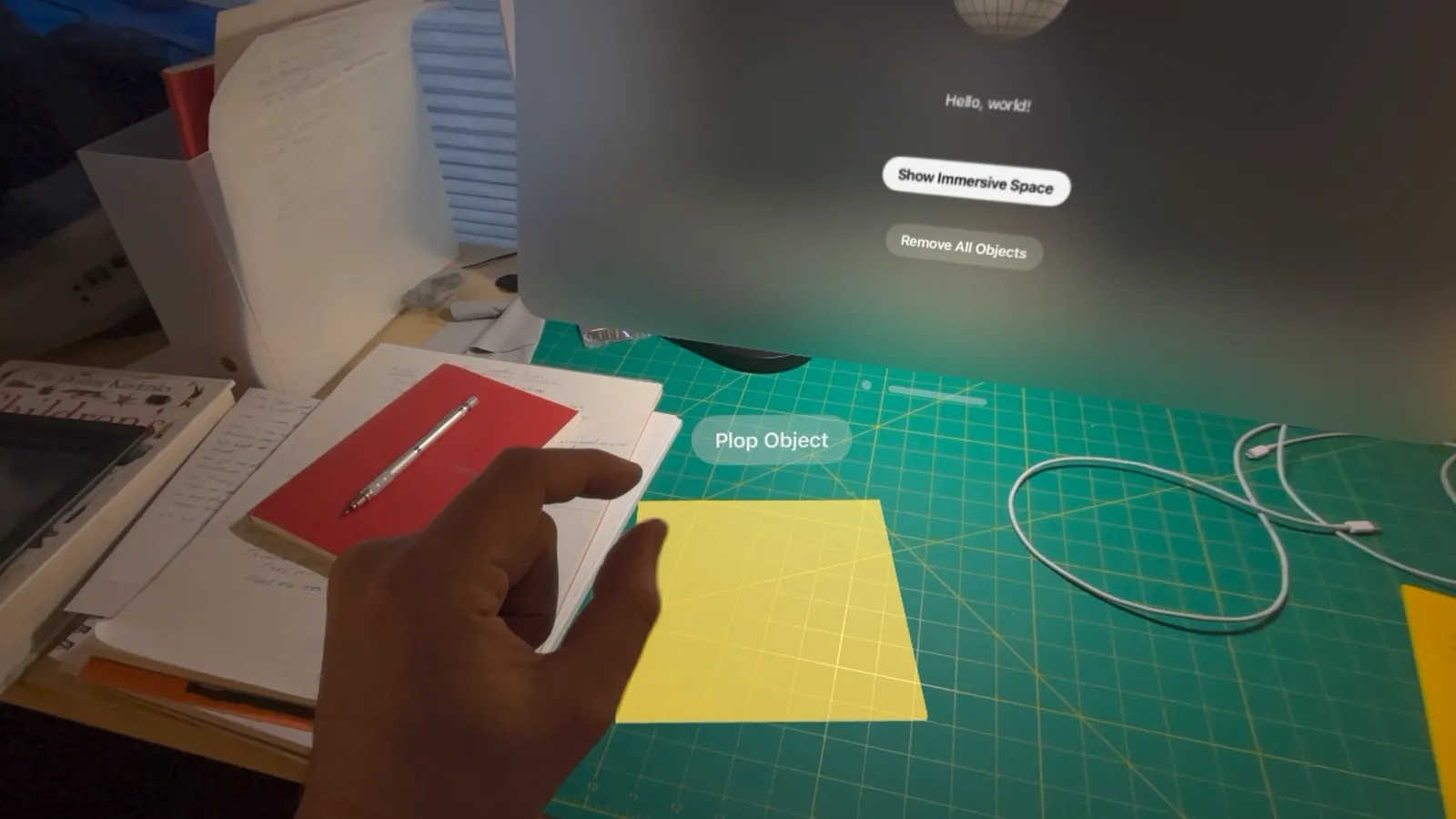 PlanePlopper: Effortless AR Object Placement