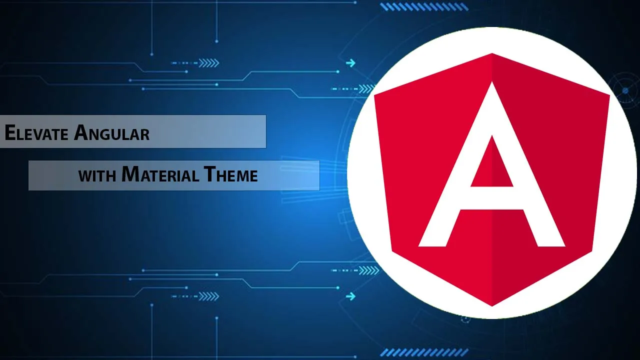 Elevate angular with material theme