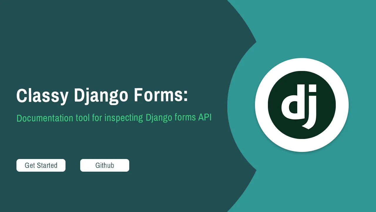 Classy Django Forms: An API Inspector for Django Forms