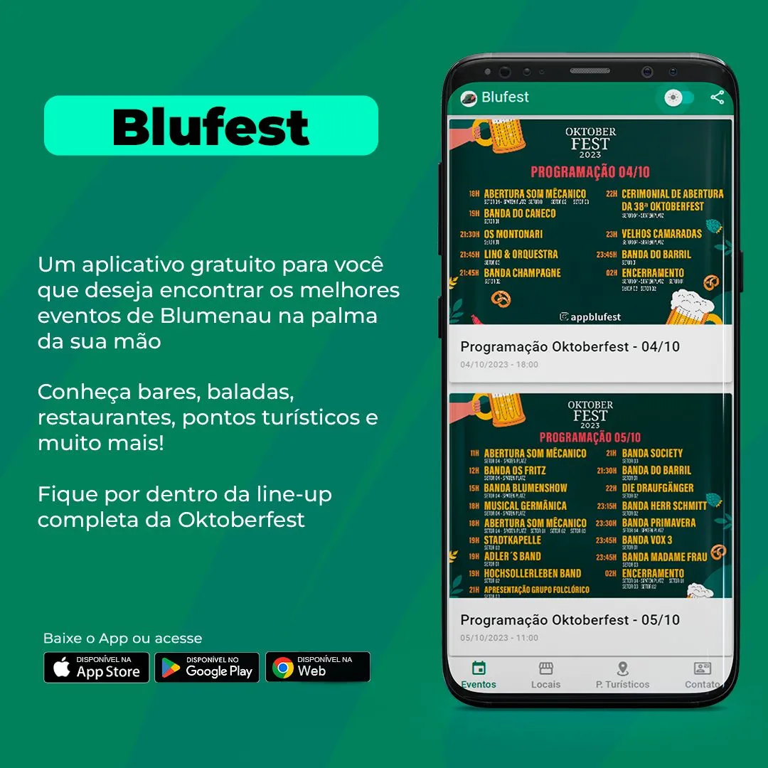 Aplicativo Blufest - Um reforço ao turismo de Blumenau - Vila do Silício
